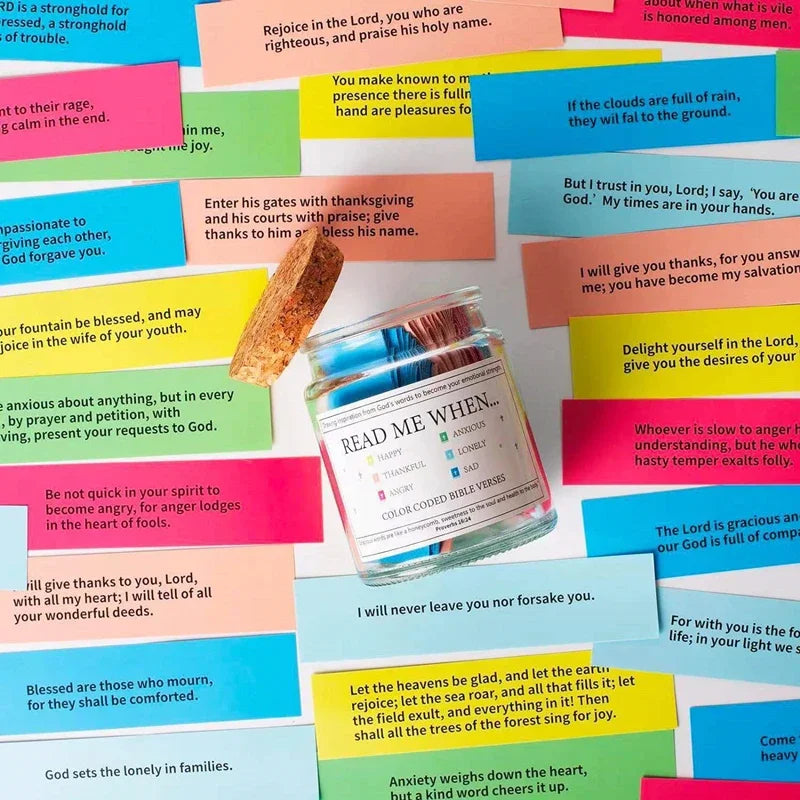 Bible Verses  in Glass Jar Bible Verse Jar Spanish English Christian Scripture Prayer Hope Jar For Spiritual Growth Pious Prayer